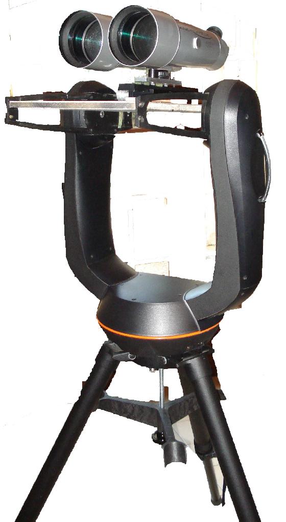 monture à fourche celestron et wedge