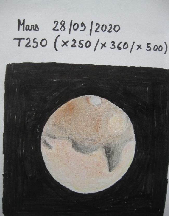 Mars 29 septembre 2020