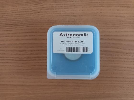 Filtres 1,25'' SHO Astronomik 6nm et LRVB Baader