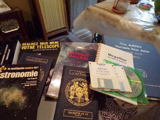 lot livres astronomie