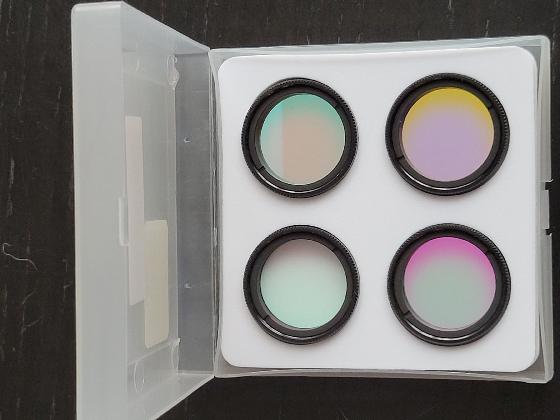 Roue à filtre ZWO EFW mini 5 position + filtres LRGB montés 1,25"