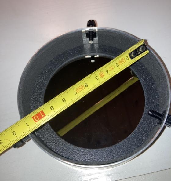 Filtre solaire pleine ouverture