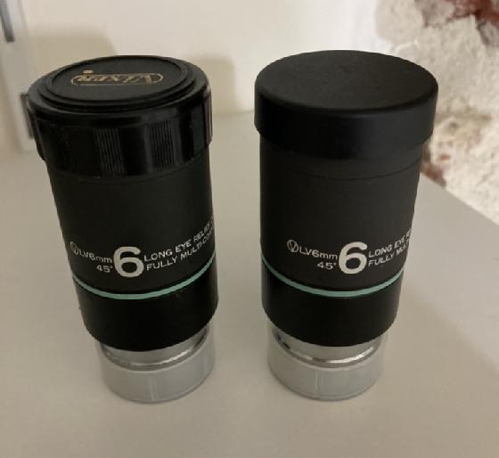 Paire oculaire vixen 6 mm