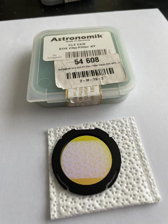 Filtre astronomik Eos clip CLS CCD XT