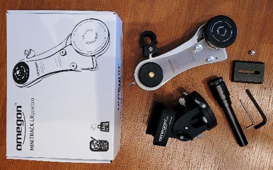 Monture Omegon MiniTrack LX Quattro NS neuve + accessoires neufs