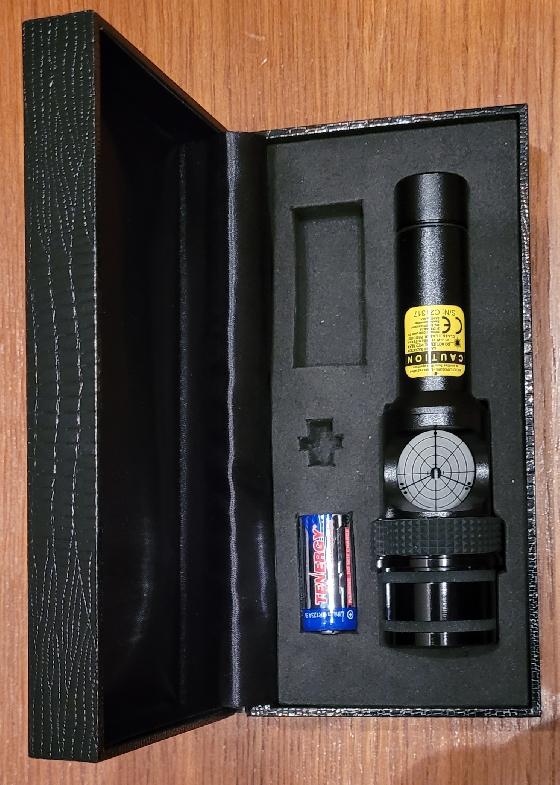 Laser de collimation Hotech 1.25" SCA - Réticule dot