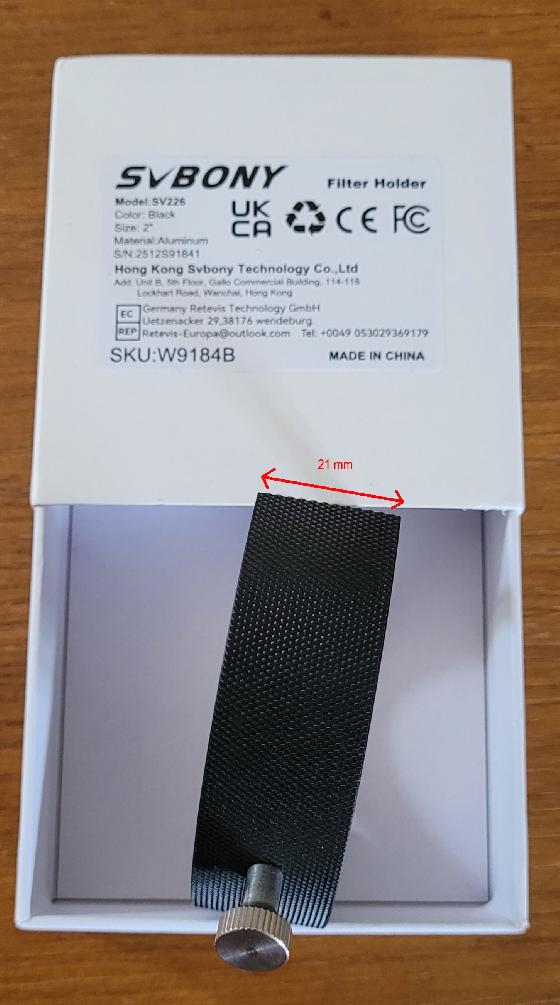 Porte filtre Svbony SV226