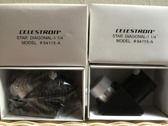 Oculaire 40mm et renvoi coudé Celestron