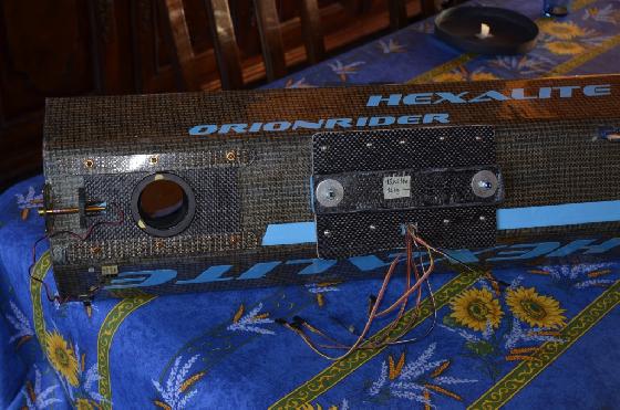 Astrographe 150/750 ultraléger en carbone/kevlar