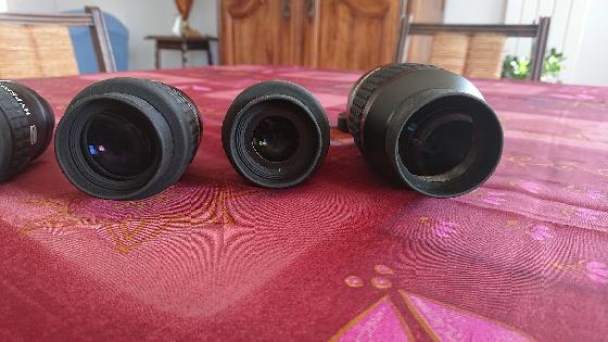 Jeu oculaire baader hyperion 3.5mm, 5mm, 8mm, 13mm, 17mm, 24mm et scopos 30mm + malette de transport