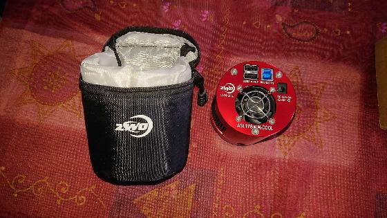 Caméra ZWO CMOS ASI178MMC Refroidie noir & blanc - Chip D=8,82 mm