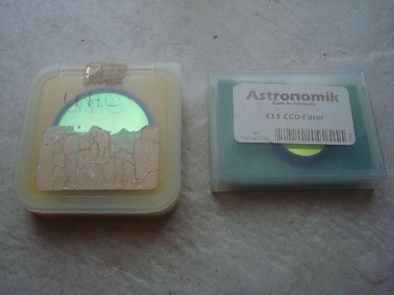 FIltres Astronomik UHC 2" visuel et CLS CCD 1.25"