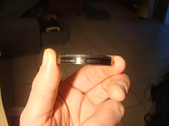 FIltres Astronomik UHC 2" visuel et CLS CCD 1.25"