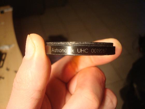 FIltres Astronomik UHC 2" visuel et CLS CCD 1.25"