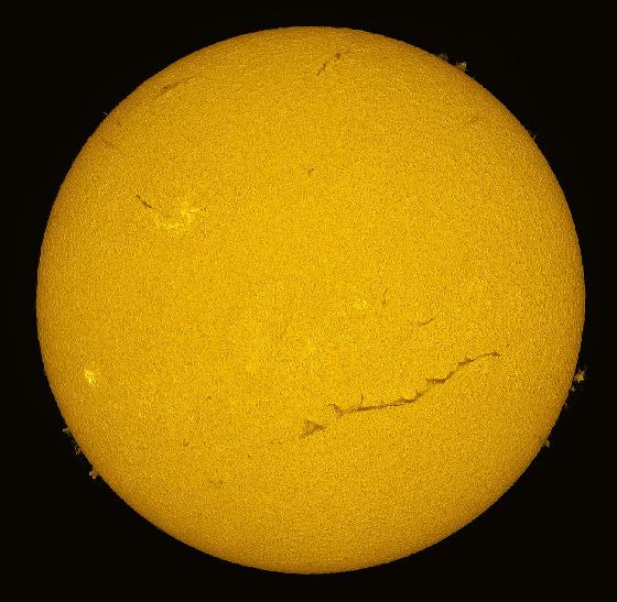 soleil halpha du 29/07/2016