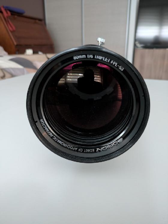 Lunette astro Orion ED80 T-CF