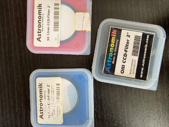 Filtres SHO Astronomik 50,8