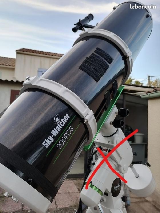 Baisse de prix Tube 200/1000 Skywatcher Black Diamond + HOUSSE + accessoires SANS MONTURE