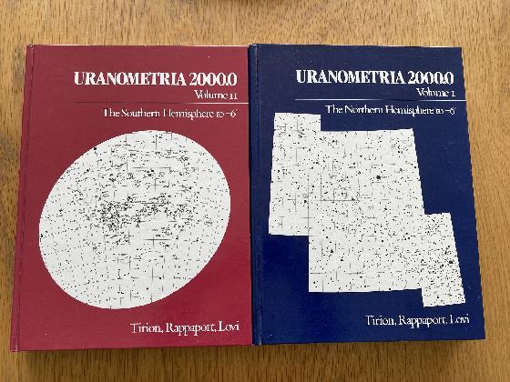 Uranometria 2000 Les 2 Tomes