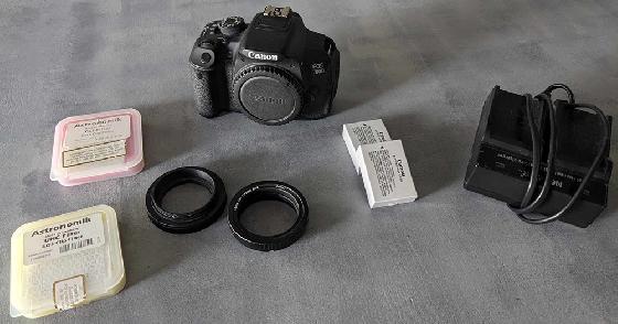Canon 700D défiltré refiltré IRPHOTOMAX + accessoires