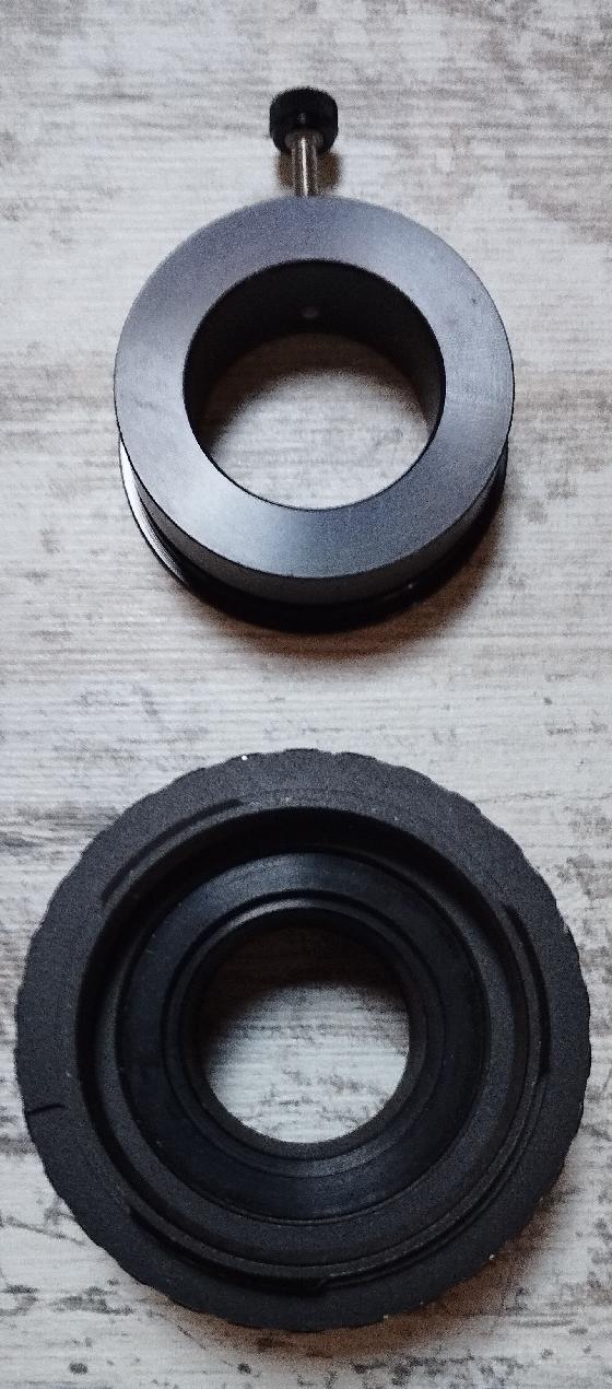 Bague adaptatrice pour CANON EOS  1,5" vers lunette astro