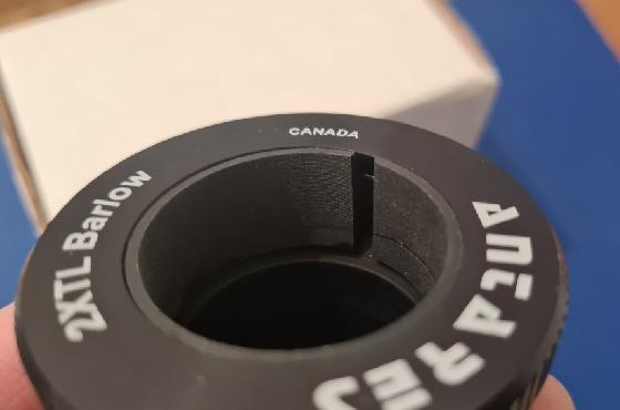 Barlow x2 Antares 31,75 mm serrage annulaire