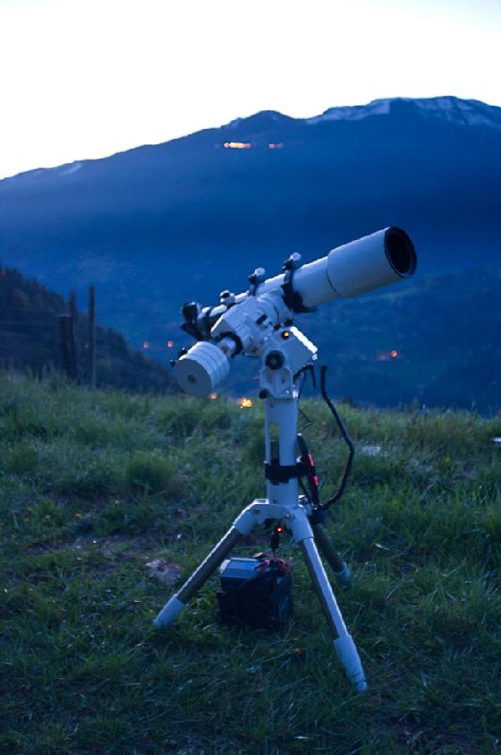 Monture AZ-EQ5 et trepied colonne