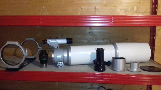 rare, lunette TMB LZOS 152mm, fd=8 baisse de prix