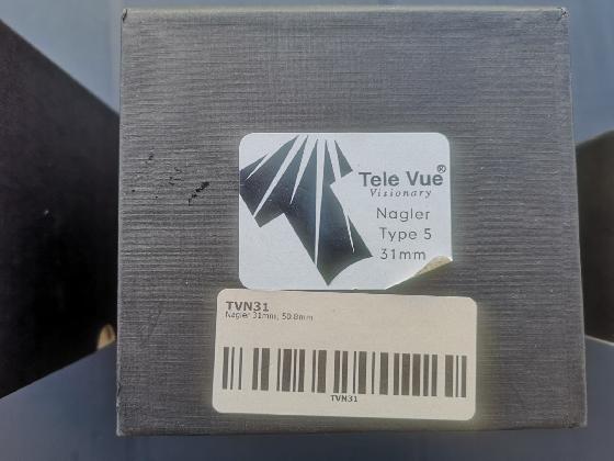 Oculaire TeleVue Nagler et Ethos 31mm 22mm 13mm