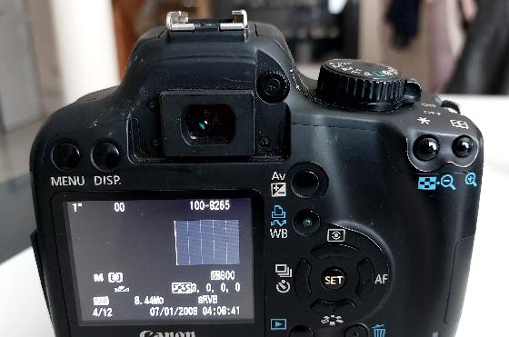 CANON 1000D défiltré