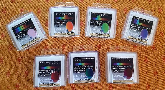 Filtres Baader LRGB + SHO Ultra-narrowband (50mm non-montés)