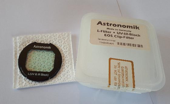 EOS450 Défiltré total, avec filtre IR et T2