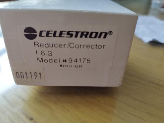 Réducteur de focale 0.63 Celestron. Made in Japan
