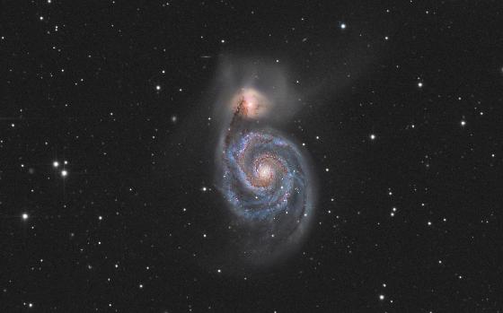 M51 ASI294 à 150%