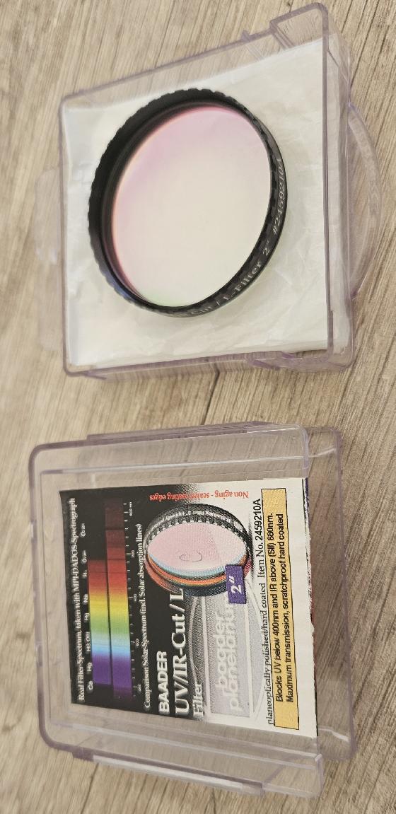 Filtre Baader UV/UR-Cut/L - 2 pouces