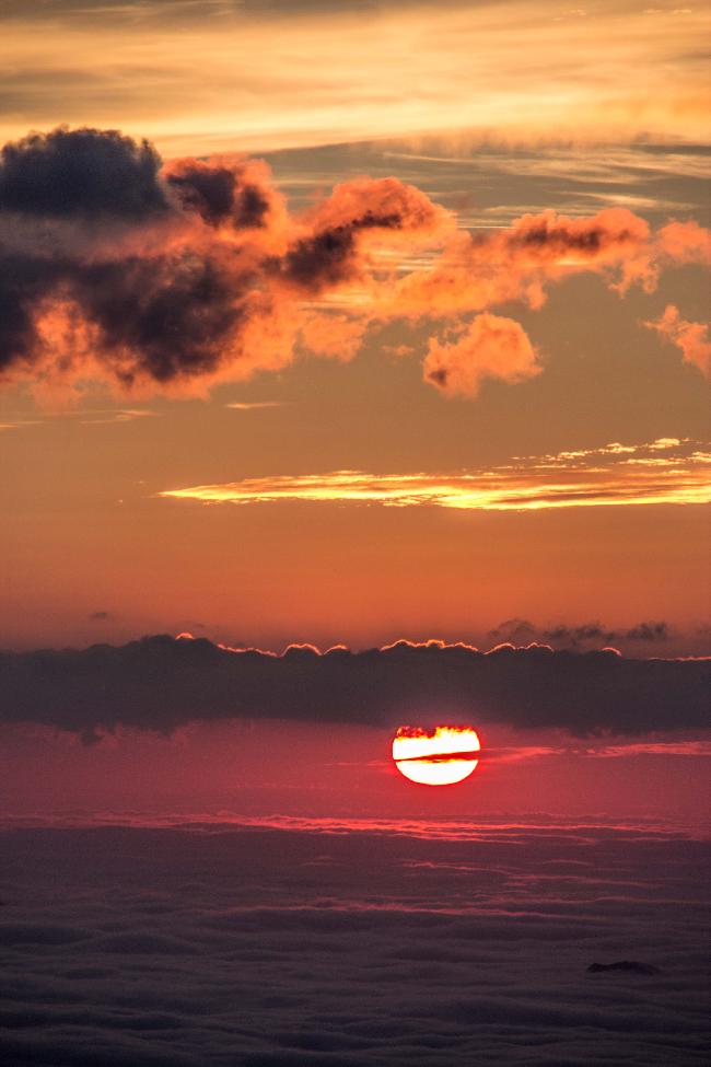Coucher de soleil au Pic du Midi - Août 2014