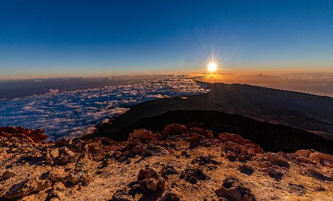 Lever du soleil depuis le Pic du Teide - Juin 2019
