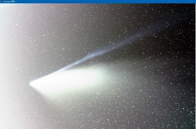 comète mode histogramme