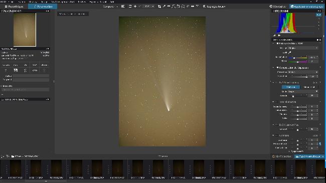 comète 135mm vignettage dxo