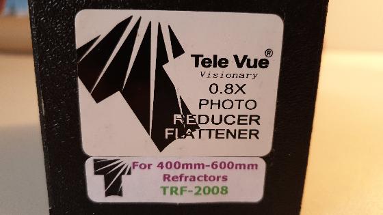 Réducteur Tele Vue 0.8X TRF-2008