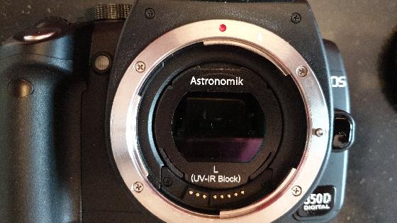 EOS 350D défiltré total