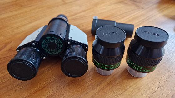 Tête Binoculaire TeleVue avec 2x  & oculaires (Panoptic, Plossl ...)