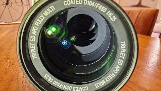 Lunette apochromatique Omegon Pro 104/650 ED à f/6.25