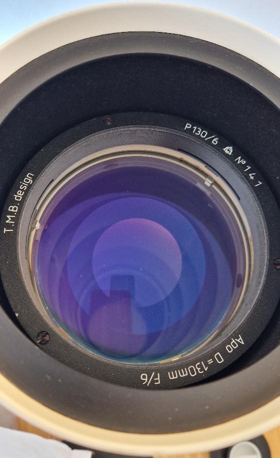 Lunette TMB 130/780 F/6 triplet apo LZOS n°141