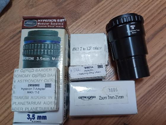 Ensemble Lunette 80ED APO + monture heq 5 pro syntrek + accessoires 
