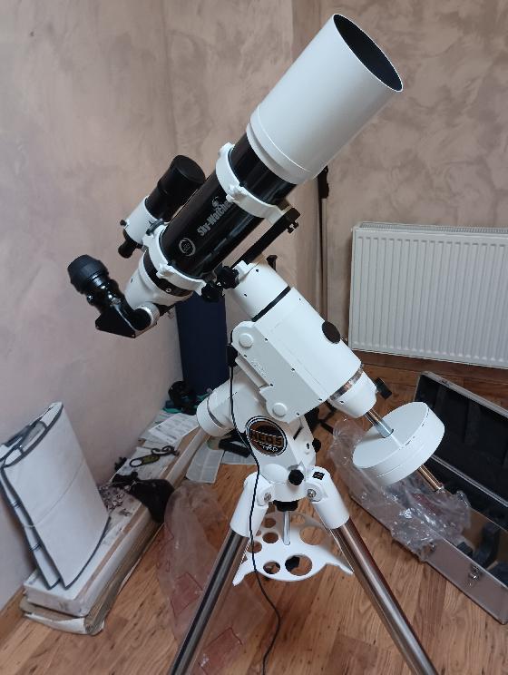 Ensemble Lunette 80ED APO + monture heq 5 pro syntrek + accessoires 
