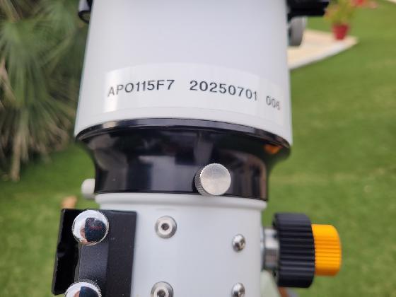 Lunette Apo triplet TS Photoline sur EM 200