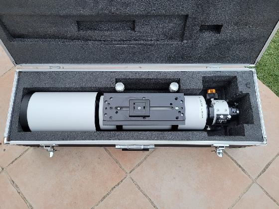 Lunette Apo triplet TS Photoline sur EM 200