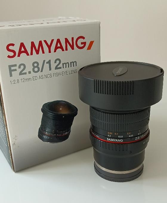 Samyang 12mm fisheye monture Sony E 