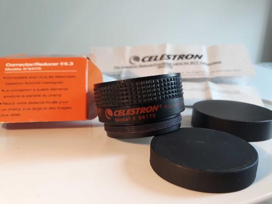 Réducteur-Correcteur Célestron 0,63x Schmidt-Cassegrain (F/6,3)